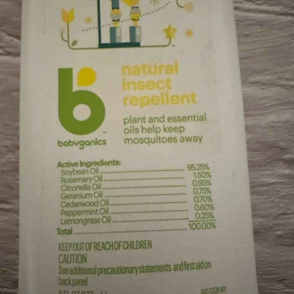 Babyganics Deet Free Natural Insect Repellent (2‎ bottles)